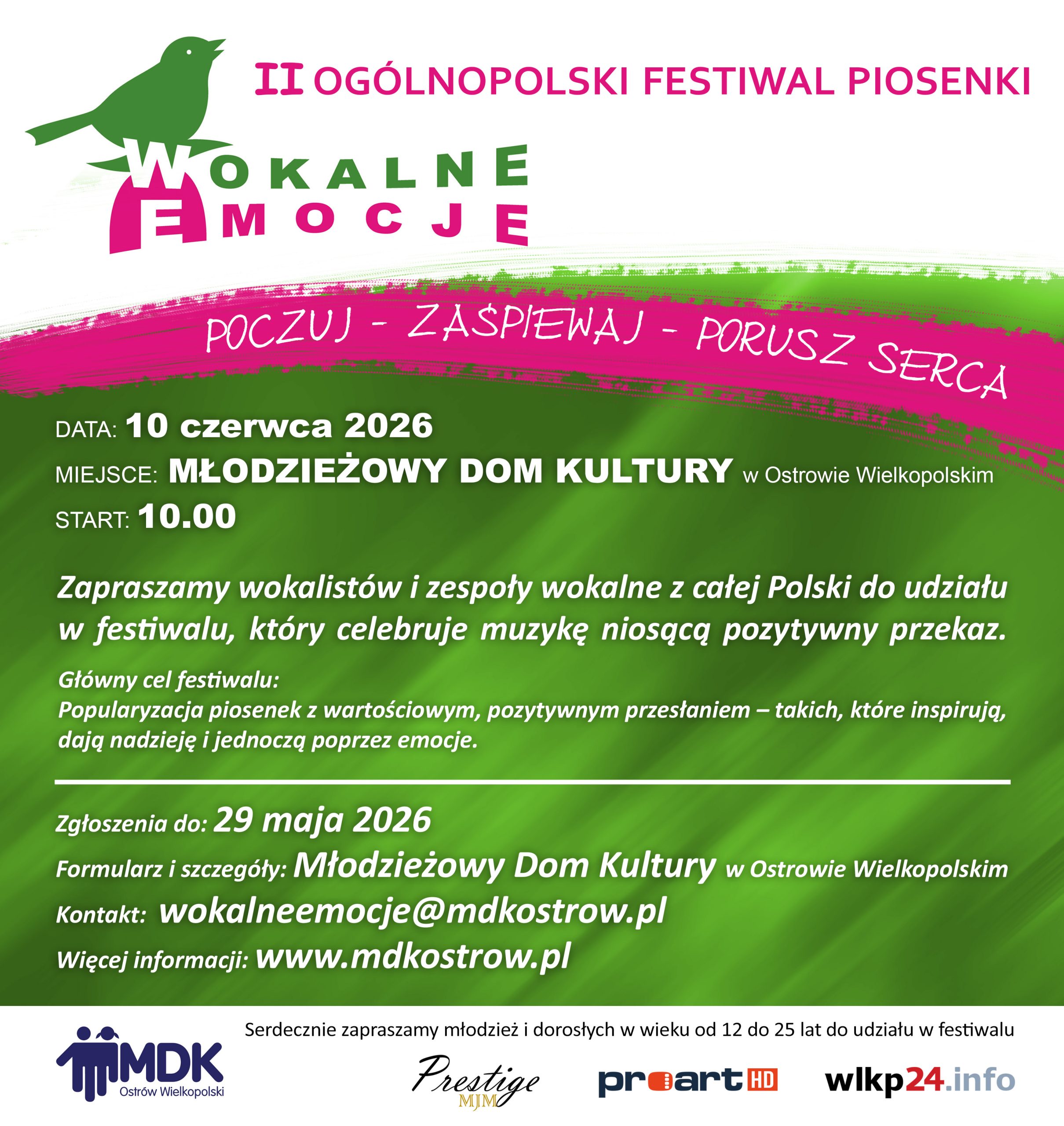 „Wokalne emocje” już za moment…